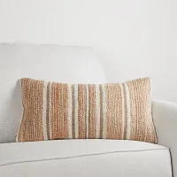 Burdo Light Brown Lumbar Accent Pillow