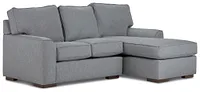 Austin Blue Fabric Right Chaise Sectional