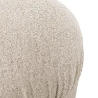 Four Hands Kimu Light Beige Fabric Accent Ottoman