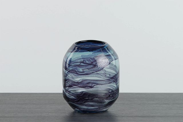 Cocoa Dark Blue Vase