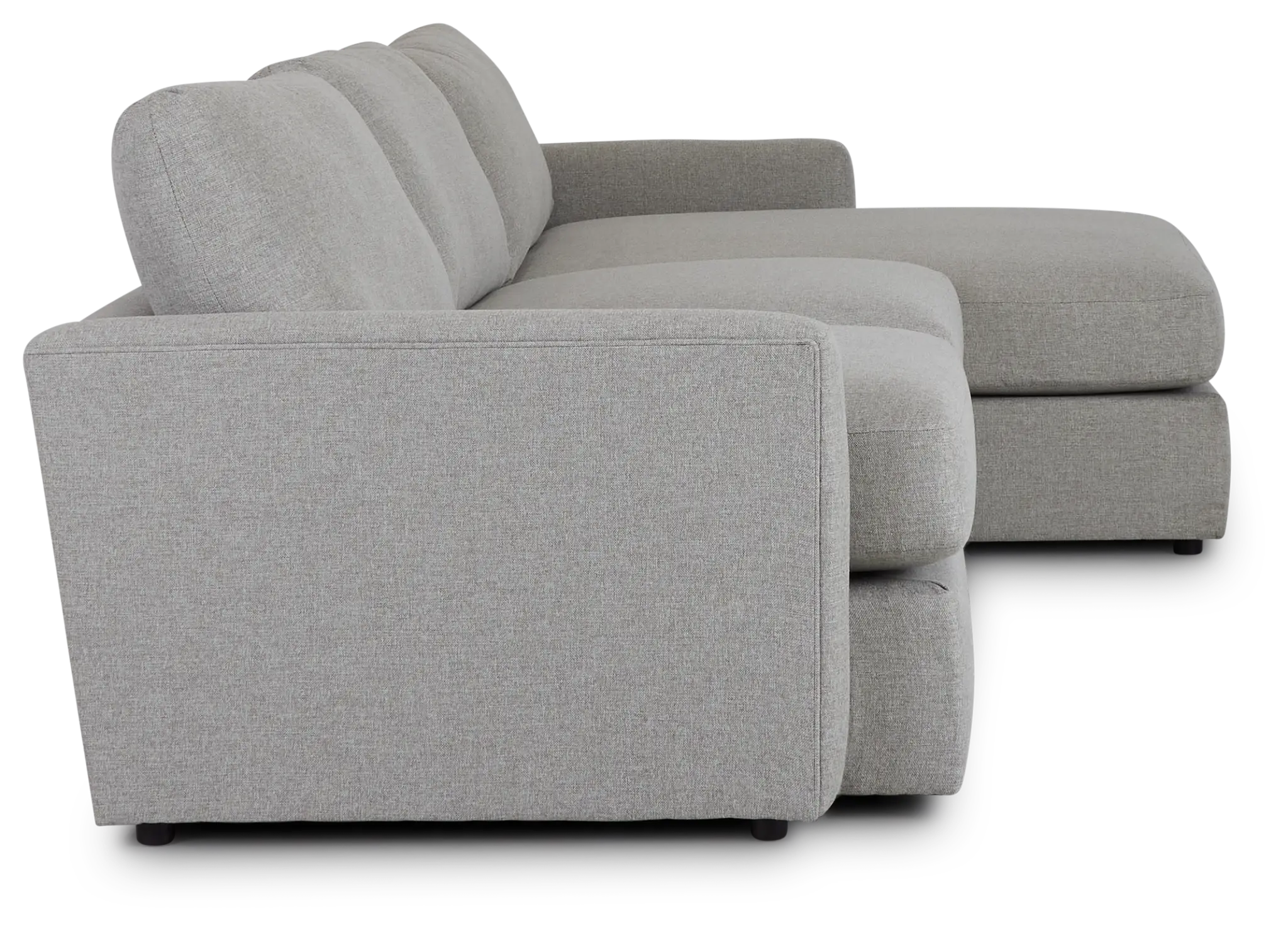 Noah Khaki Fabric Small Right Chaise Sectional Noah Khaki Fabric Small Right Chaise Sectional