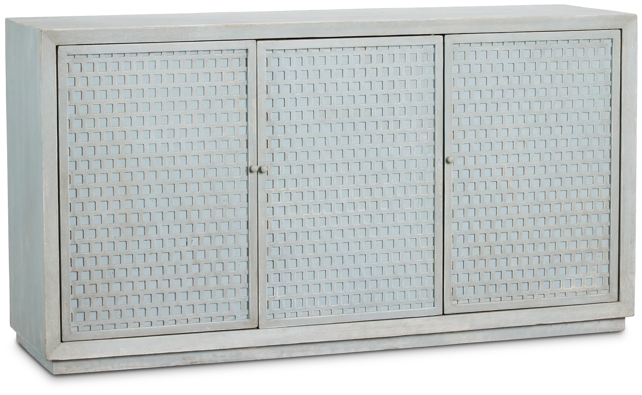 Remi Teal 3 Door Cabinet Remi Teal 3 Door Cabinet