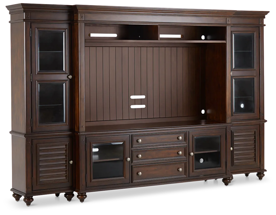 Savannah Dark Tone Entertainment Wall