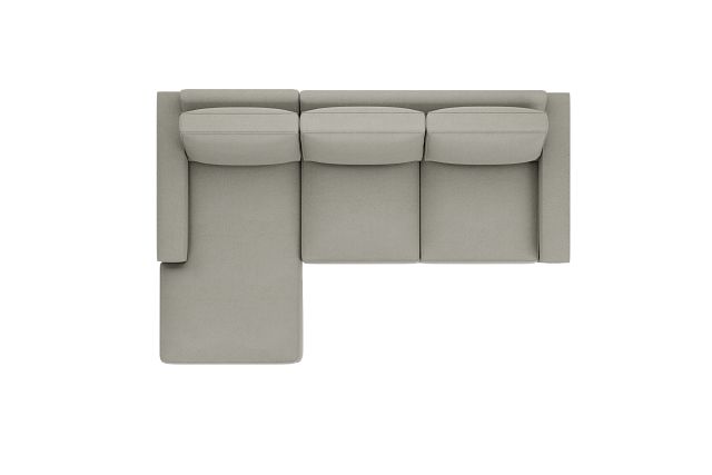 Edgewater Elite Gray Left Chaise Sectional