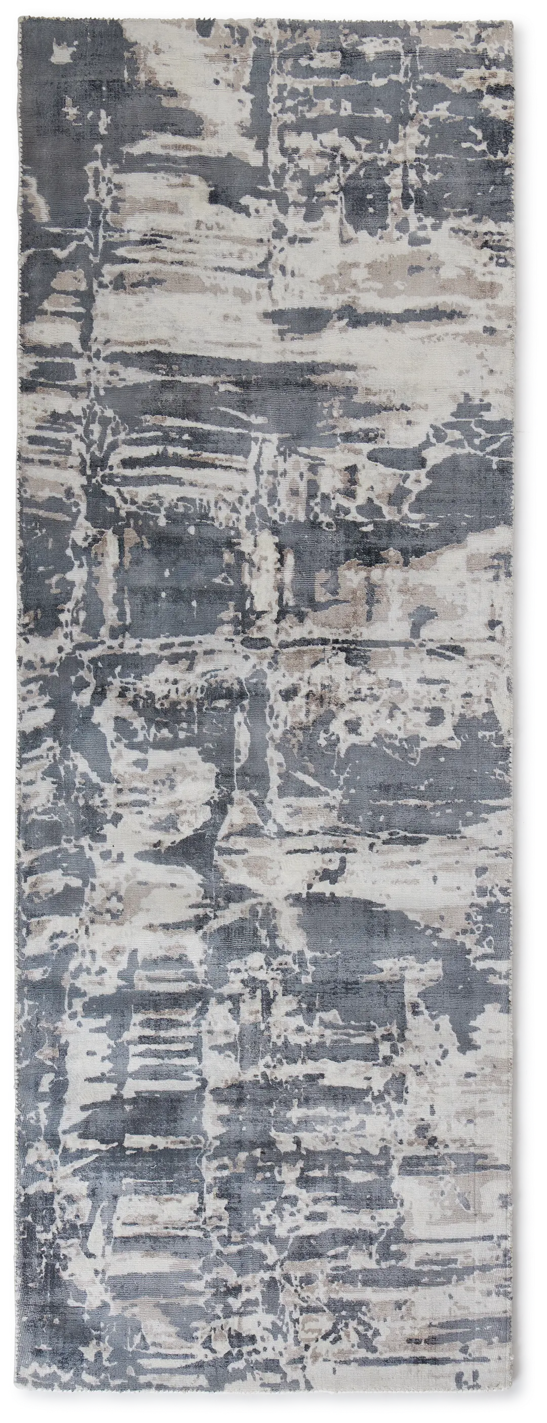 Aramac Gray Viscose 2x7 Runner Aramac Gray Viscose 2x7 Runner