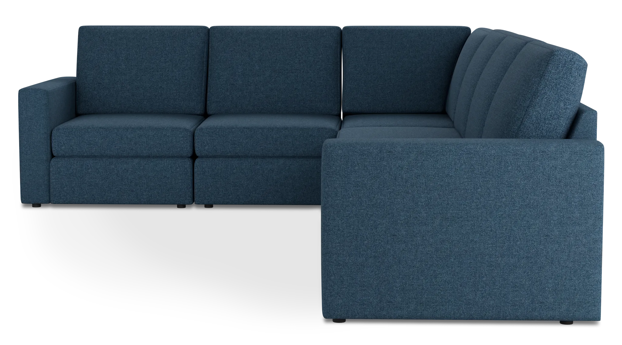 Citymod Blue Fabric Medium Two-arm Sectional