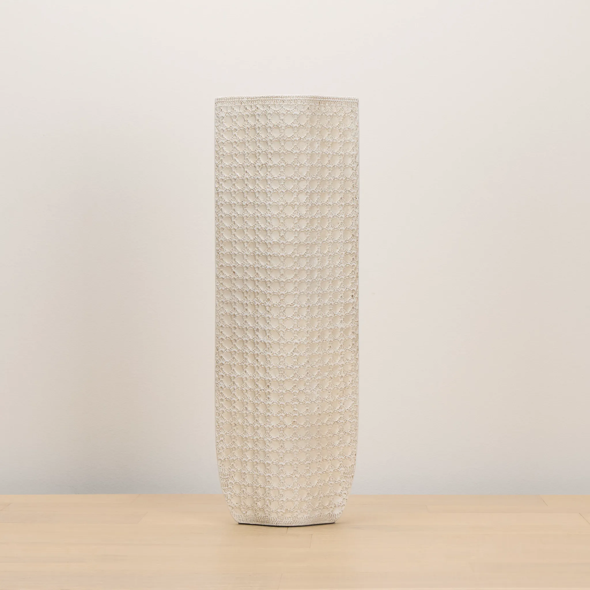 Nolie White Tall Vase