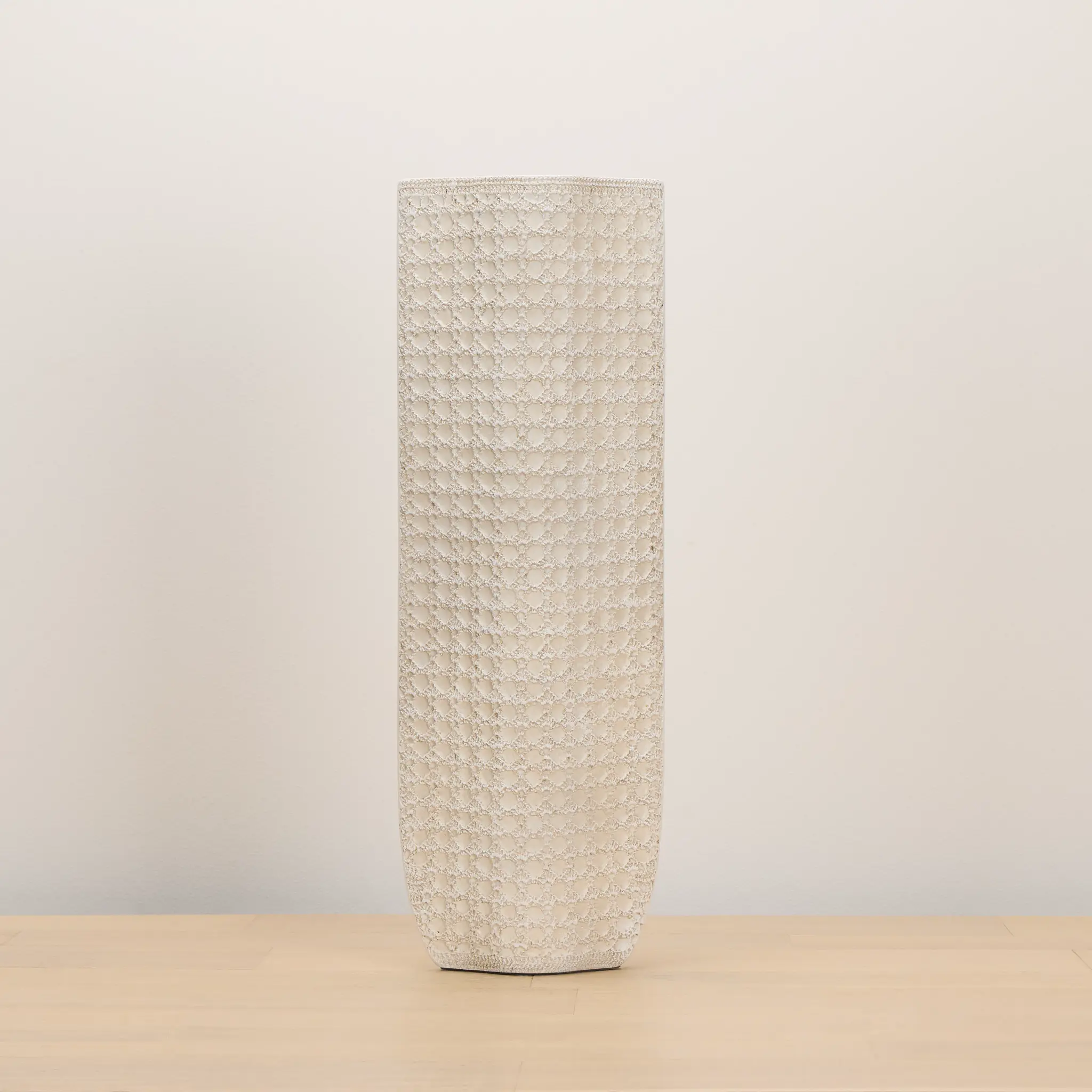 Nolie White Tall Vase Nolie White Tall Vase