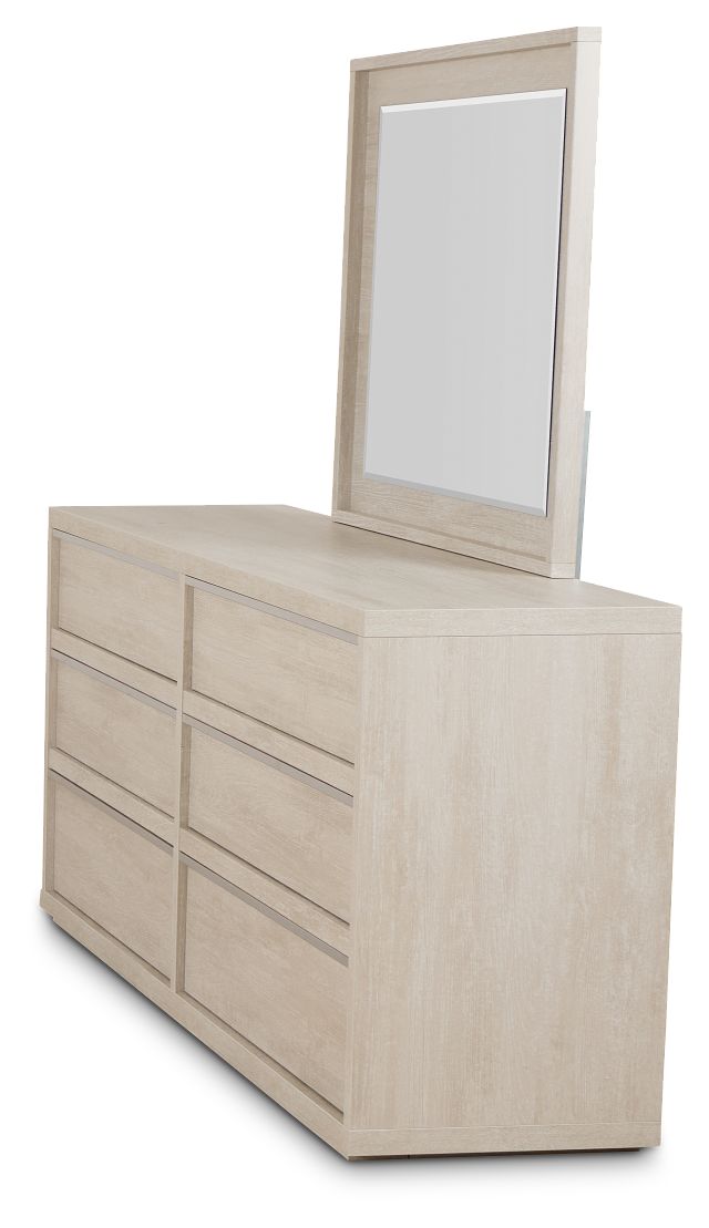 Capraia Light Tone Dresser & Mirror