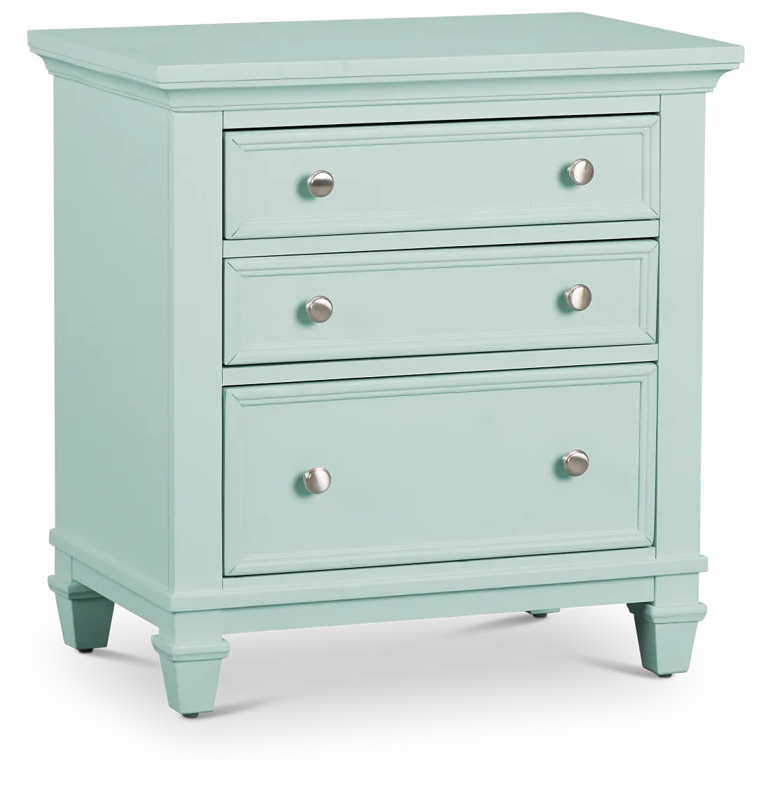 Cape Cod Teal Nightstand