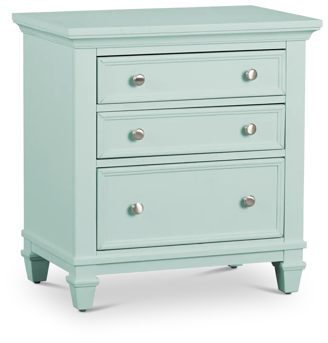 Cape Cod Teal Nightstand Cape Cod Teal Nightstand