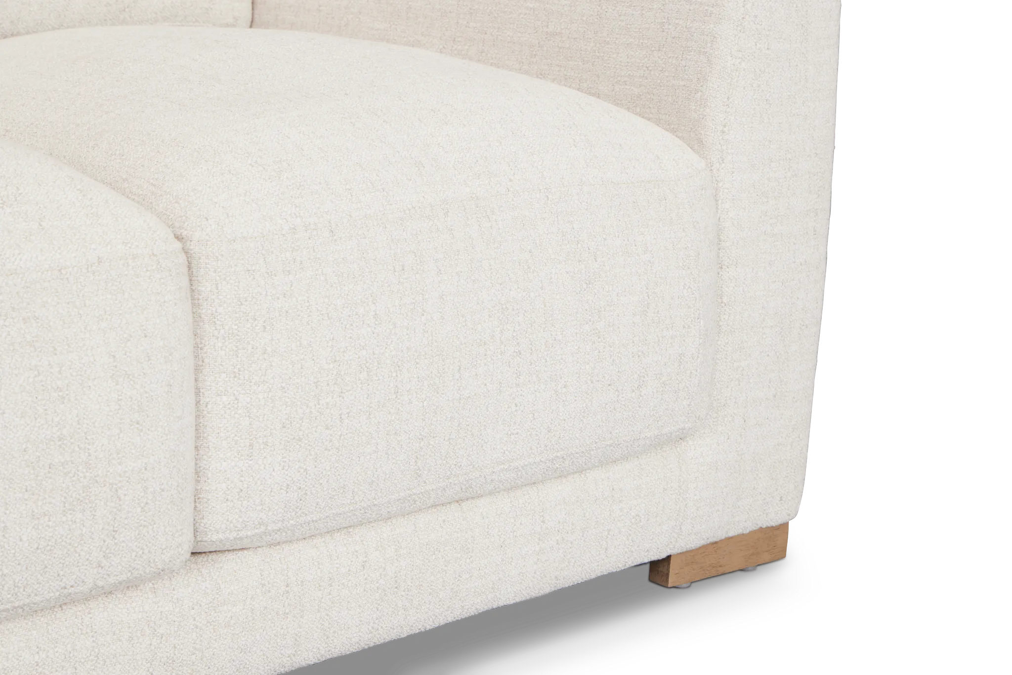 Maeve Light Beige Fabric Loveseat