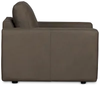 Kellan Dark Gray Leather Chair