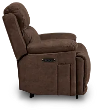 Benson Brown Micro Power Recliner