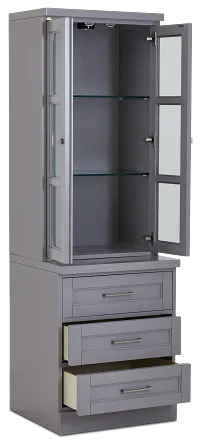 Newport Gray Drawer Pier