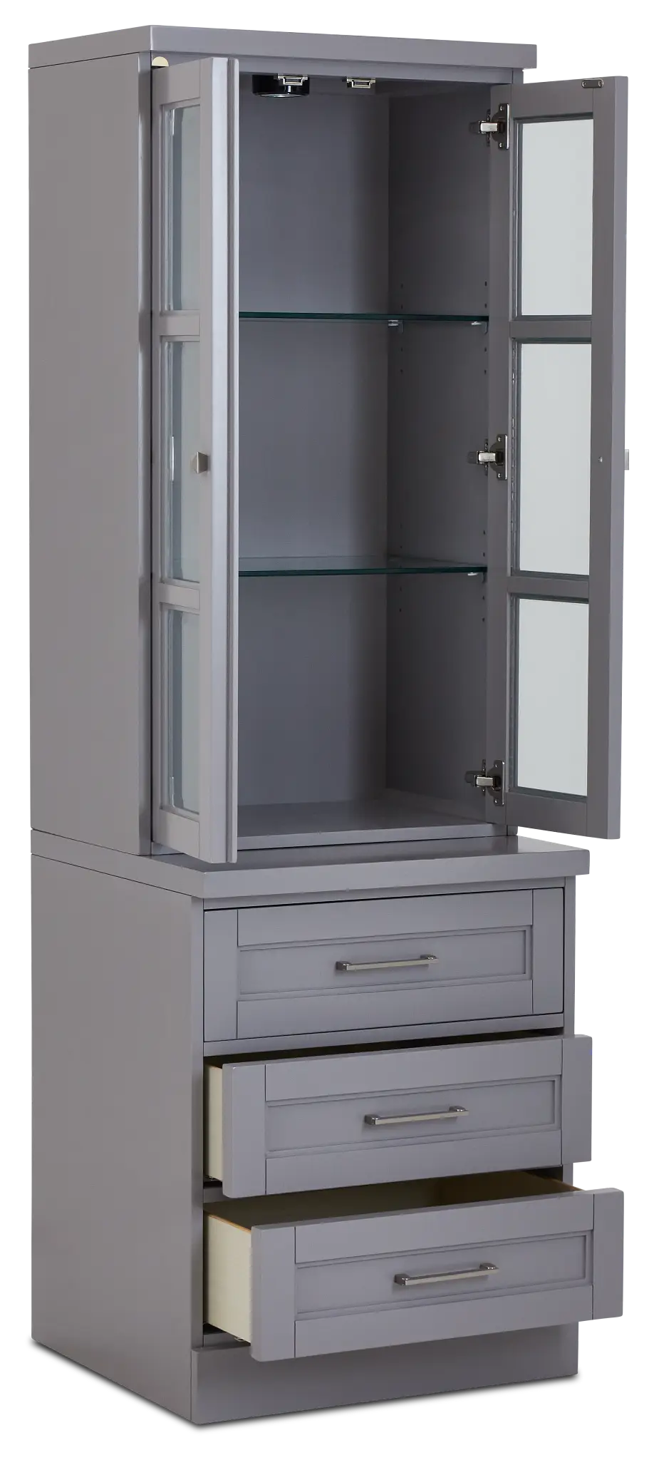 Newport Gray Drawer Pier Newport Gray Drawer Pier