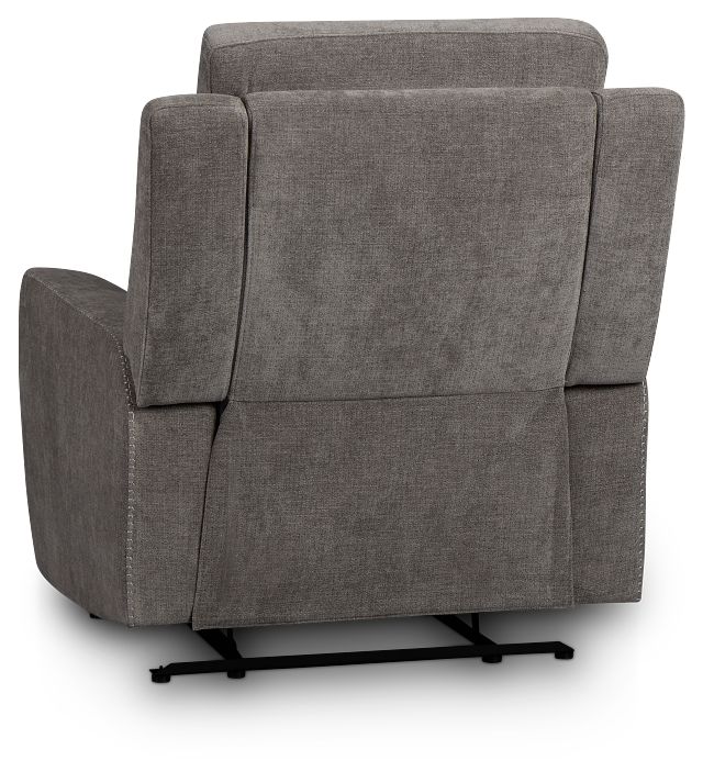Dean Gray Fabric Recliner