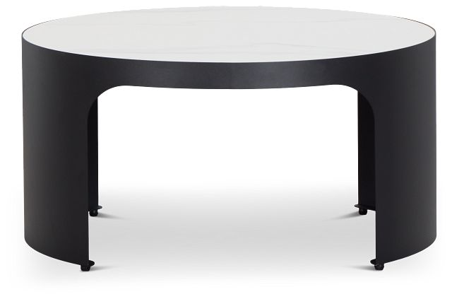 Abel White Round Coffee Table