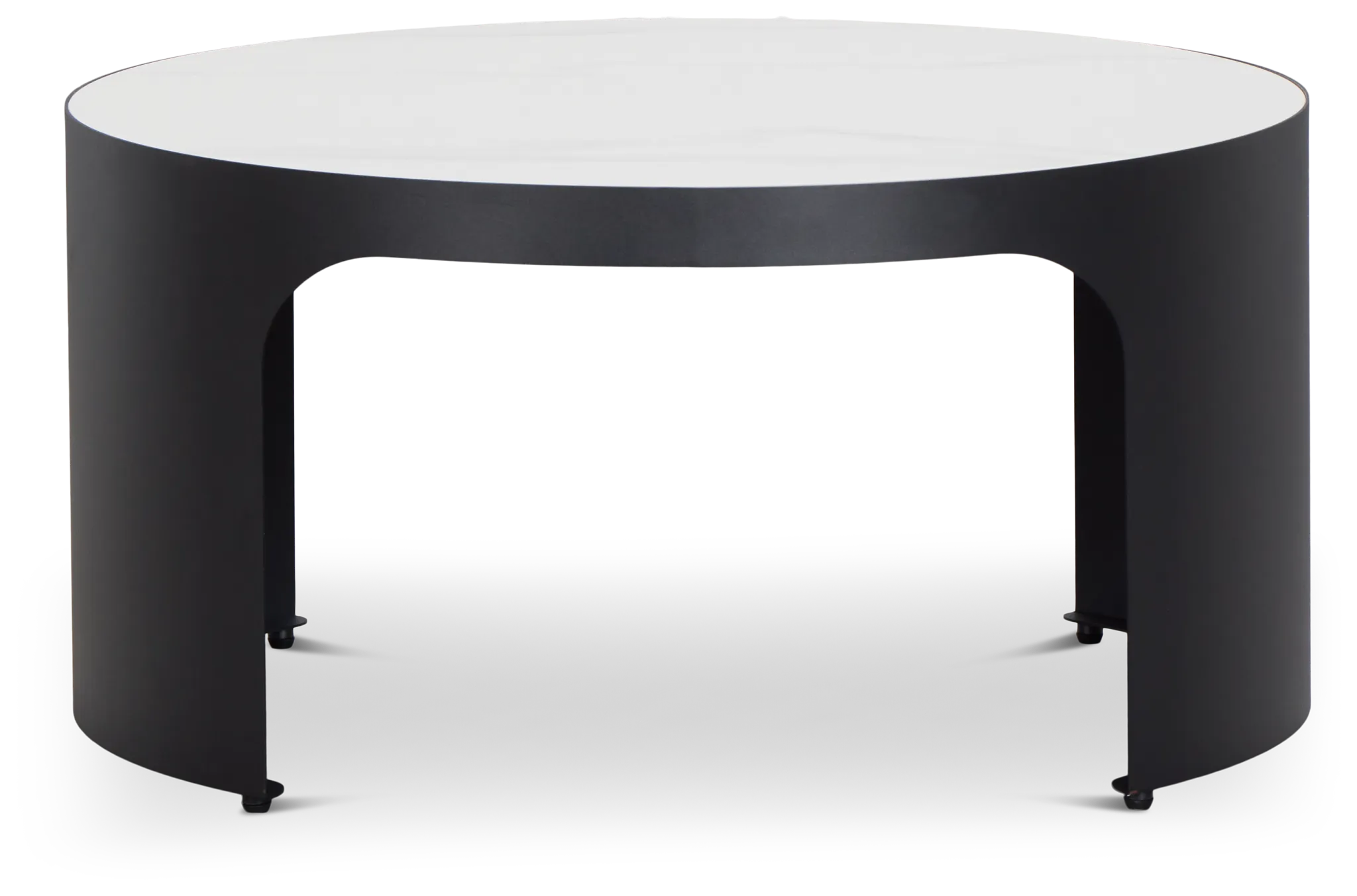 Abel White Round Coffee Table