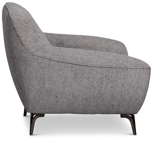 Zoey Dark Gray Fabric Chair
