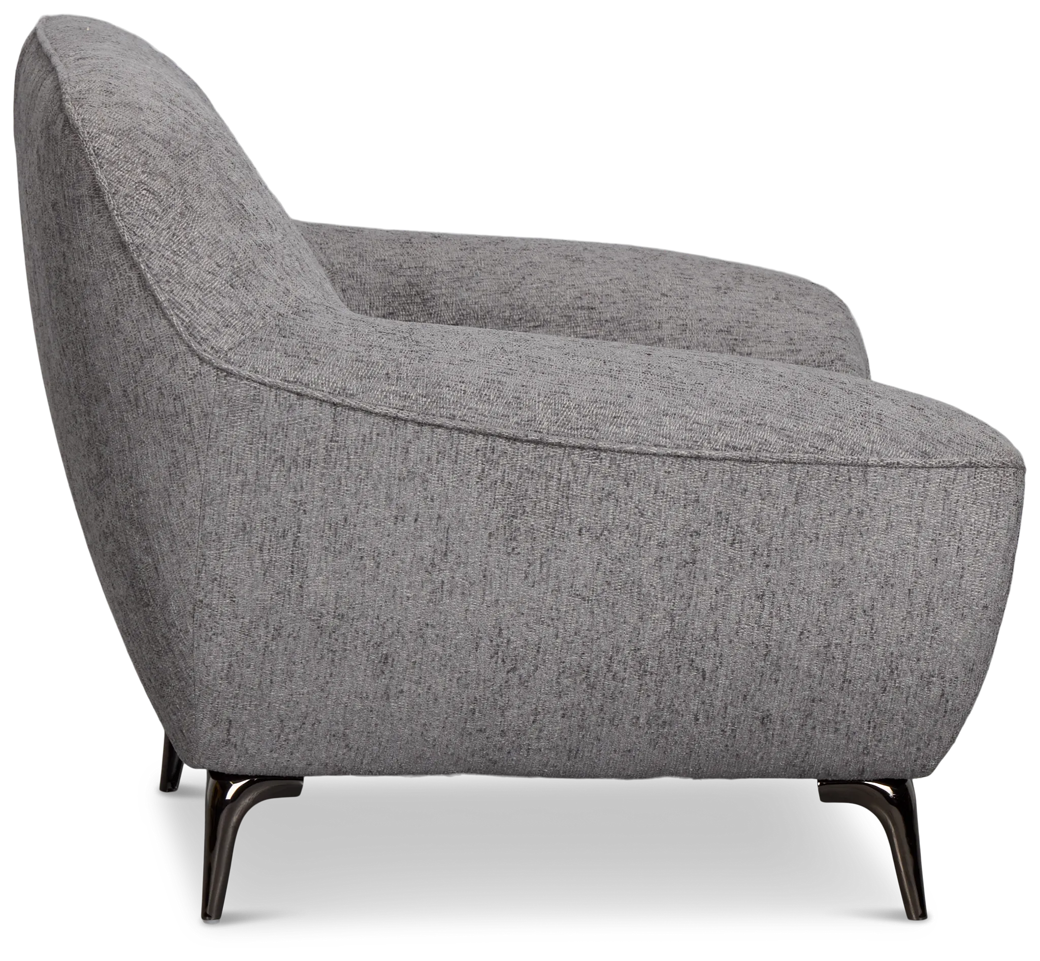 Zoey Dark Gray Fabric Chair