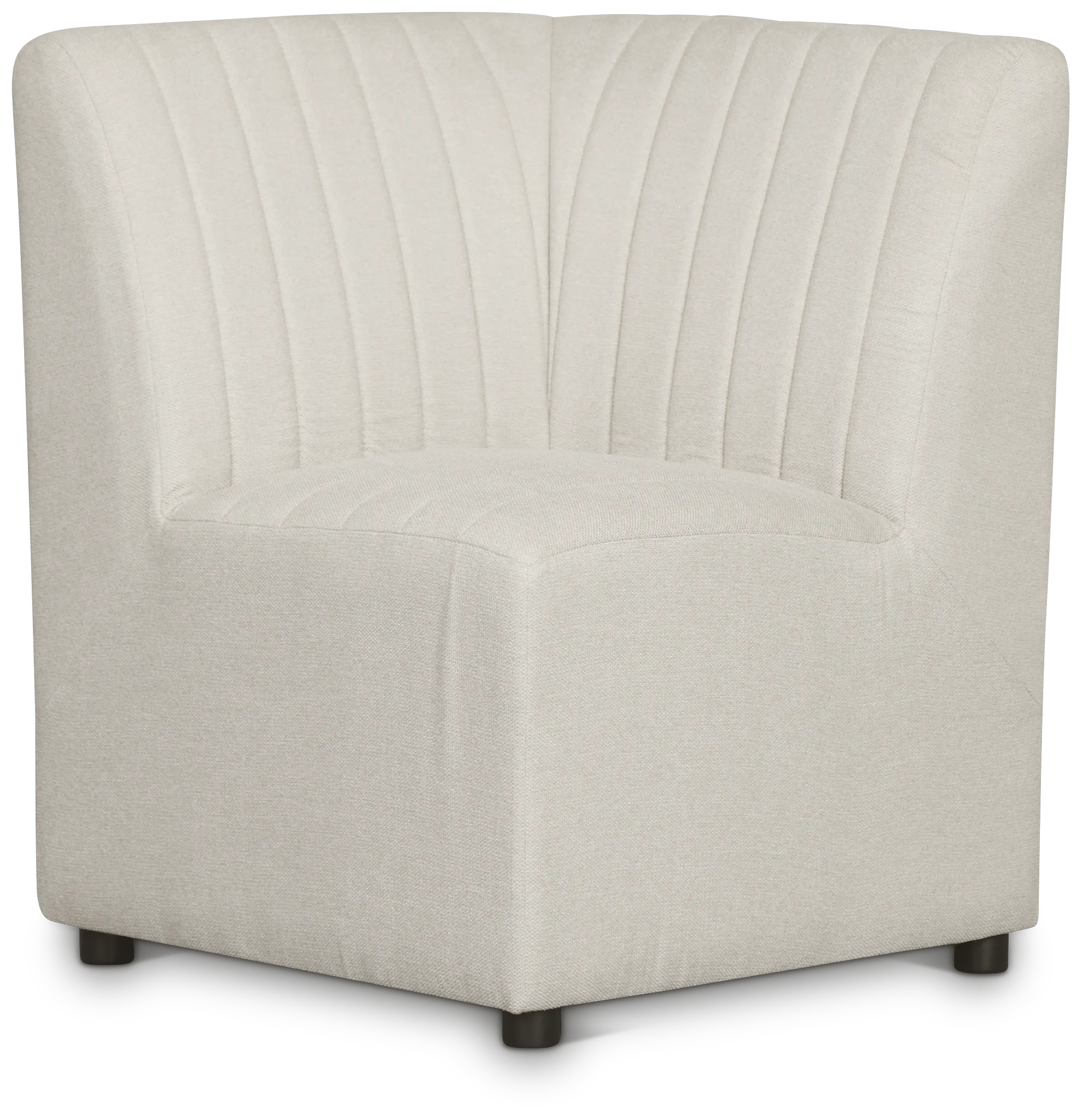 Tifton Light Beige Corner Bench