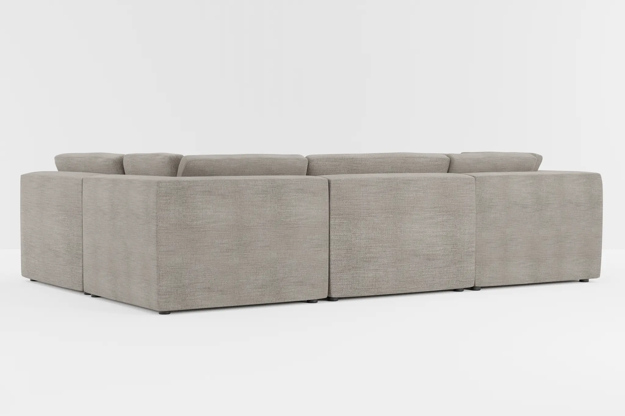 Destin Victory Gray Fabric 6-piece Pit Sectional Destin Victory Gray Fabric 6-piece Pit Sectional