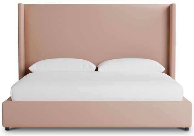 Captiva Joya Light Pink 60" Upholstered Shelter Bed