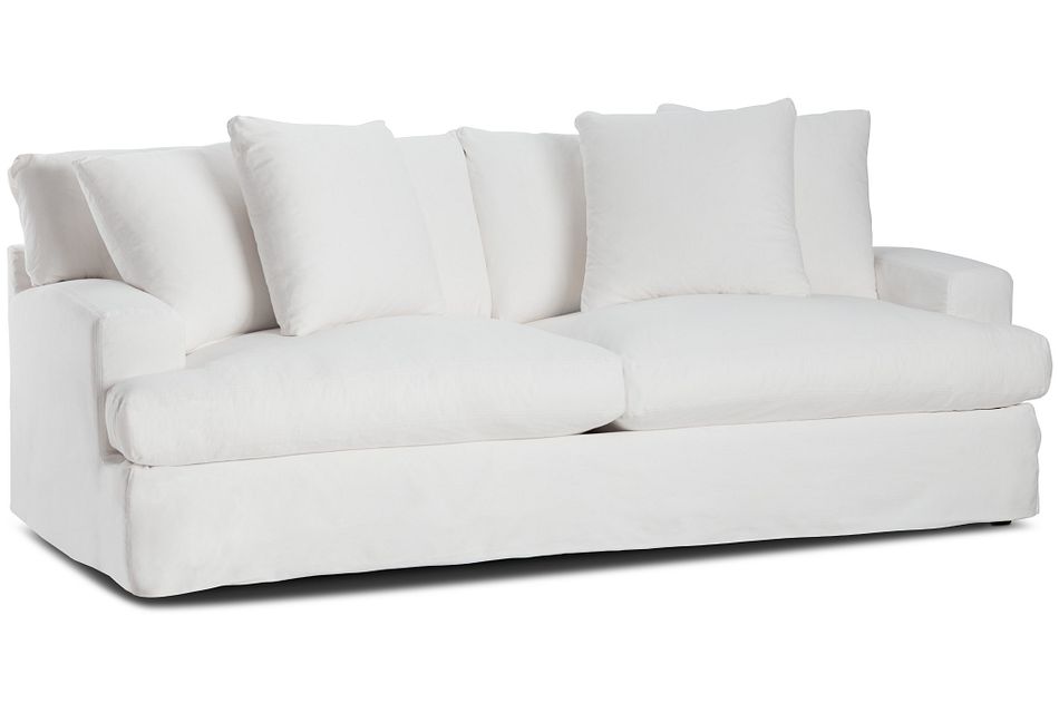 Delilah White Fabric Sofa Living Room Sofas City Furniture Delilah White Fabric Sofa Living Room