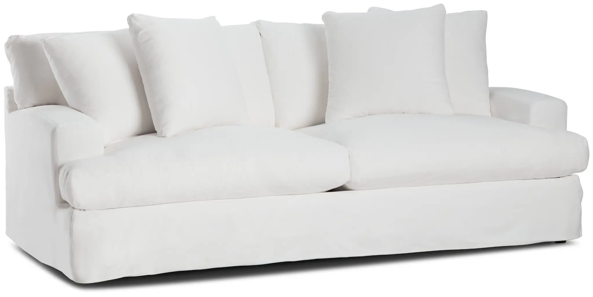 Delilah White Fabric Sofa Delilah White Fabric Sofa