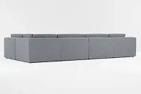 Destin Elevation Gray Fabric 8-piece Pit Sectional