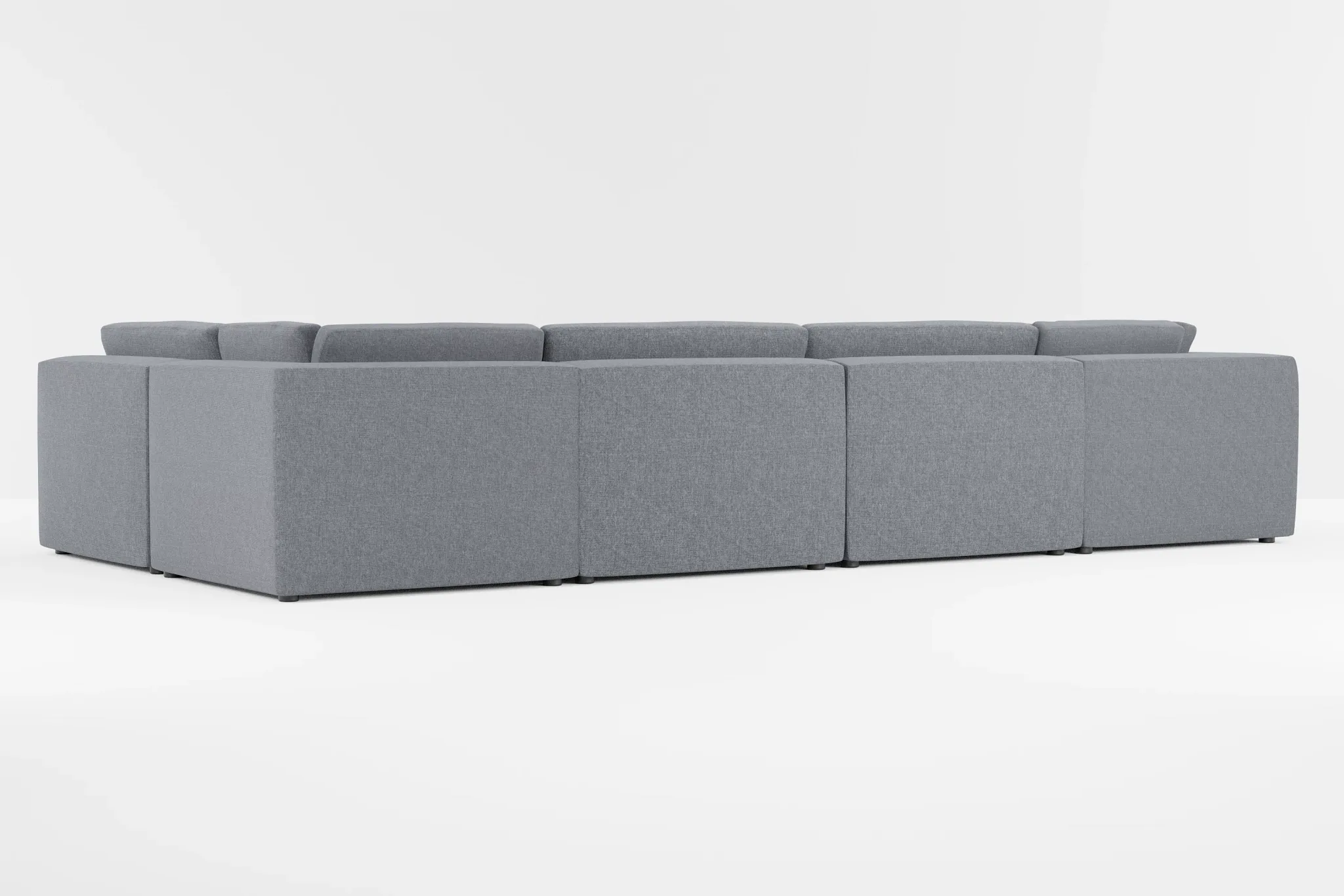 Destin Elevation Gray Fabric 8-piece Pit Sectional