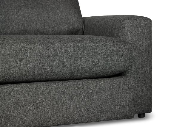 Brantley Dark Gray Fabric Oversized Chair