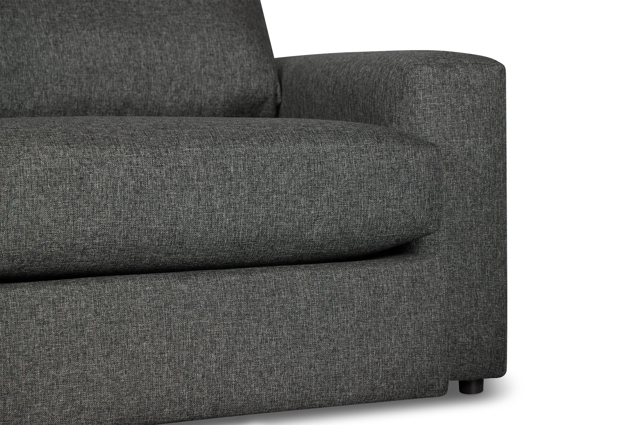 Brantley Dark Gray Fabric Oversized Chair