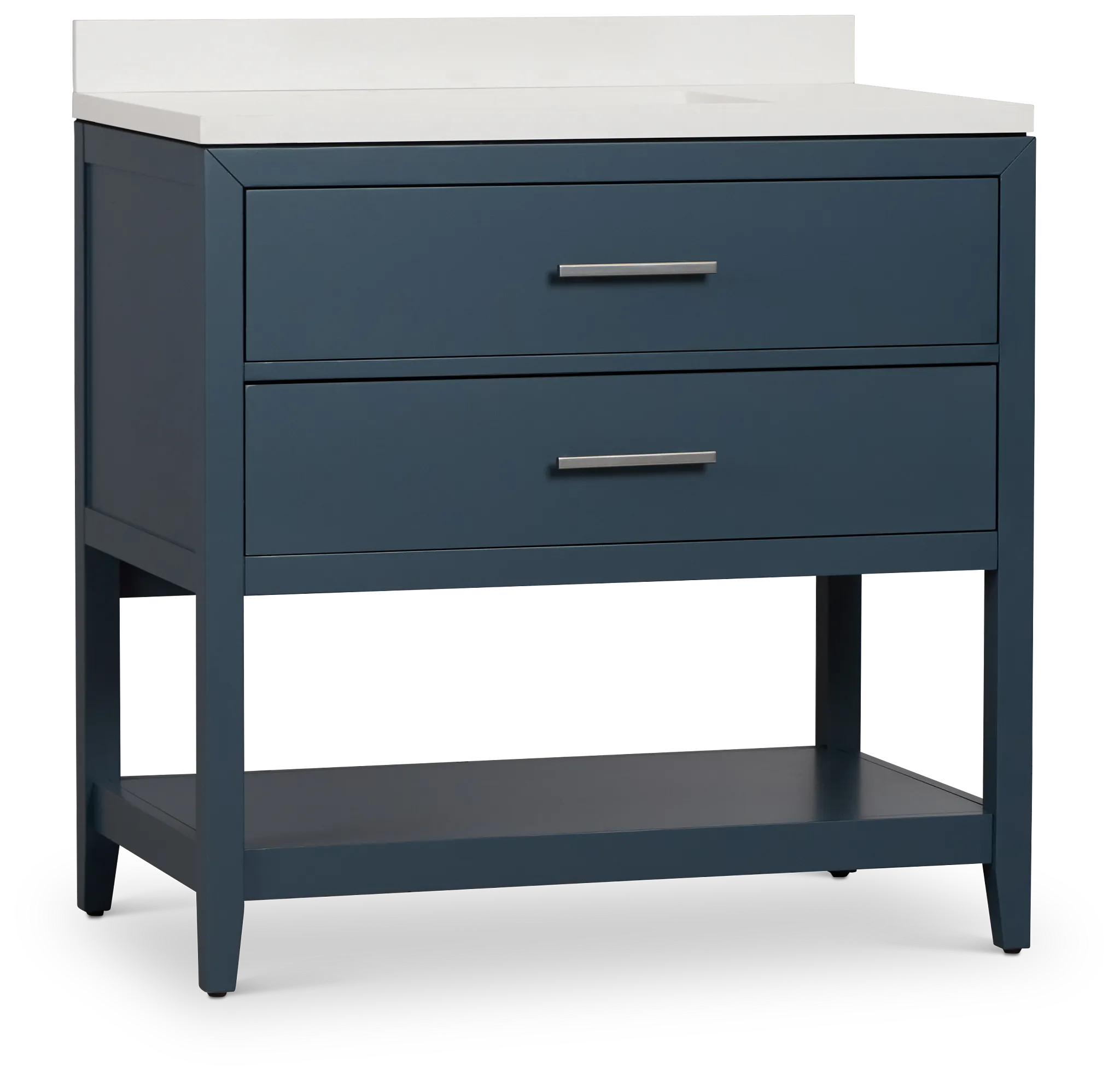 Alden Blue 36" Single Bathroom Vanity