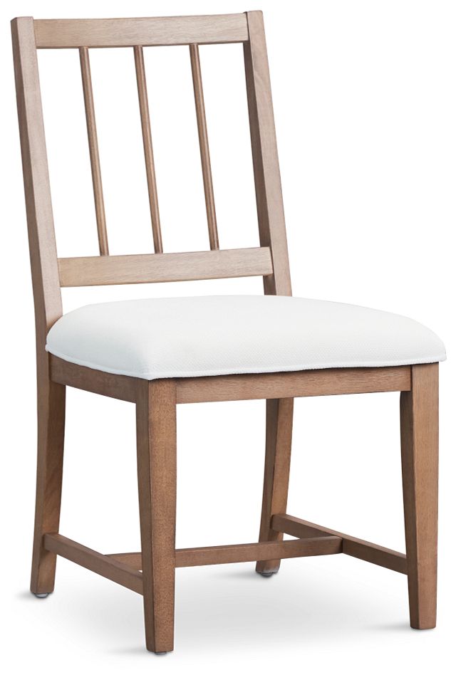 Provo White Upholstered Side Chair