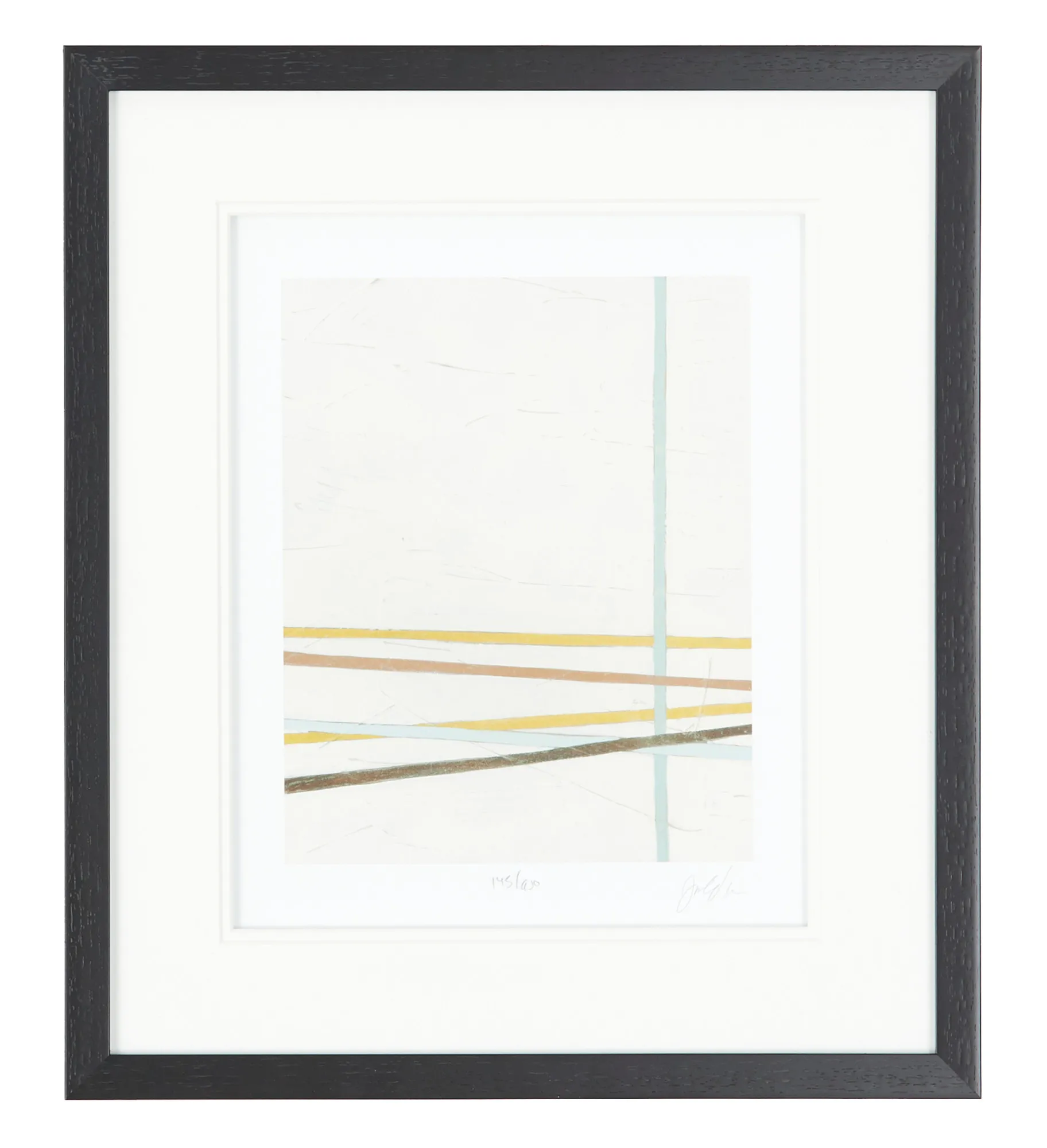 Streak Multicolored Framed Wall Art