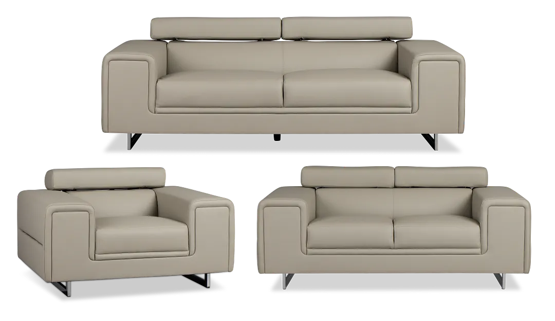 Drew Gray Micro Living Room