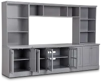 Newport Gray Door Entertainment Wall