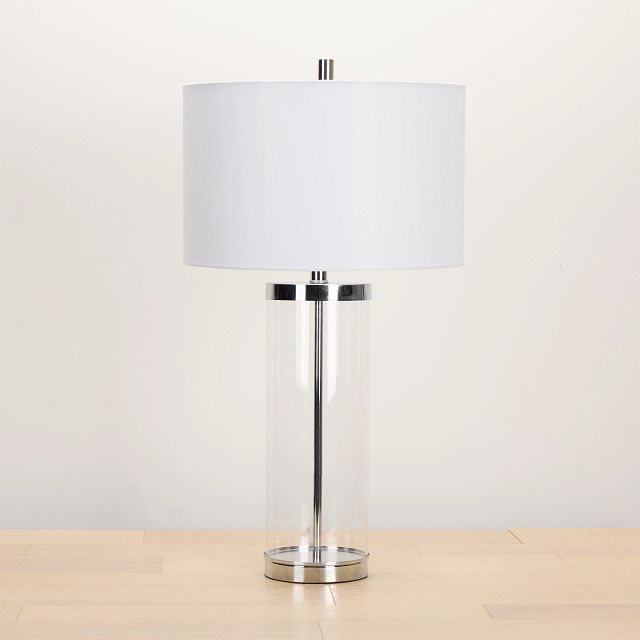 Lucia Chrome Large Table Lamp