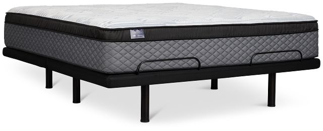 Kevin Charles By Sealy Signature Plush Deluxe Adjustable Mattress Set