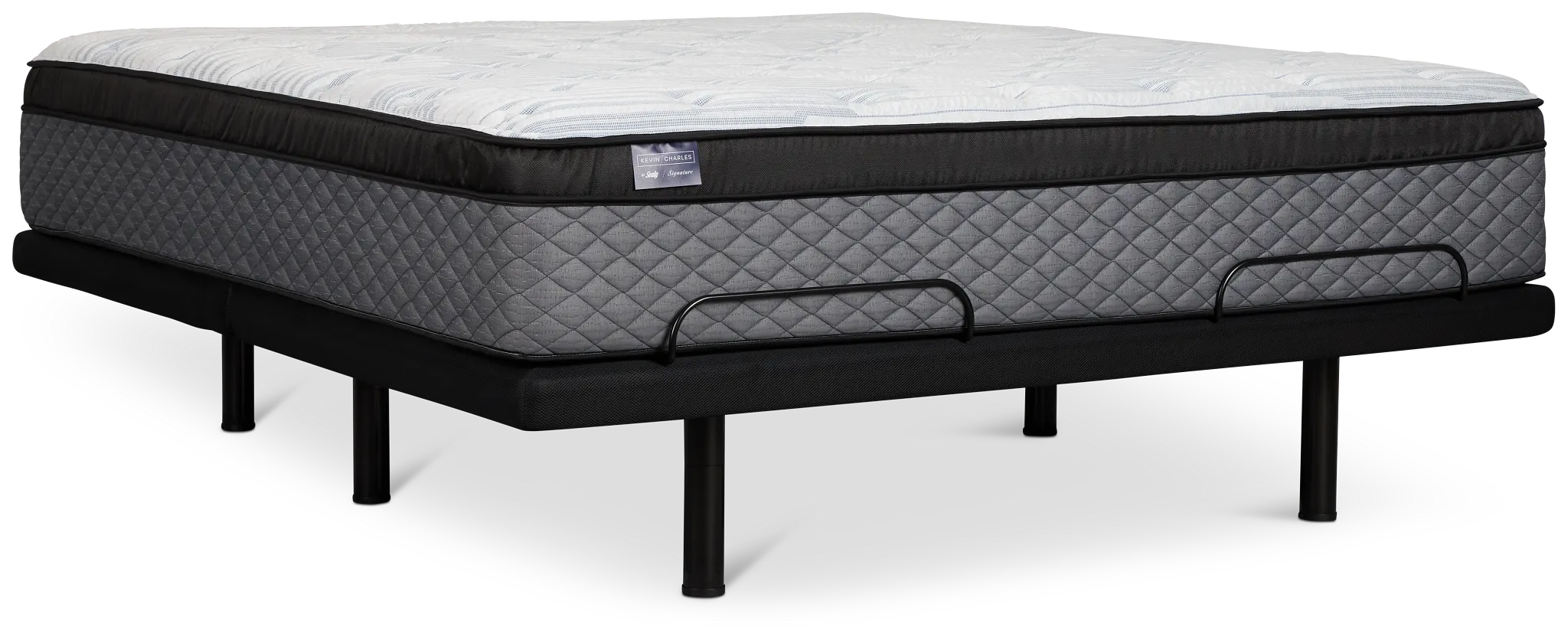 Kevin Charles By Sealy Signature Plush Deluxe Adjustable Mattress Set