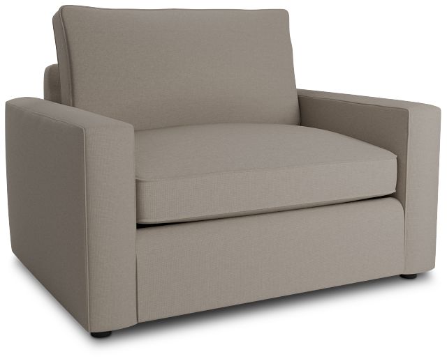 Siesta Suave Beige Fabric Memory Foam Sleeper