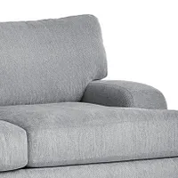 Alpha Light Gray Fabric Sofa