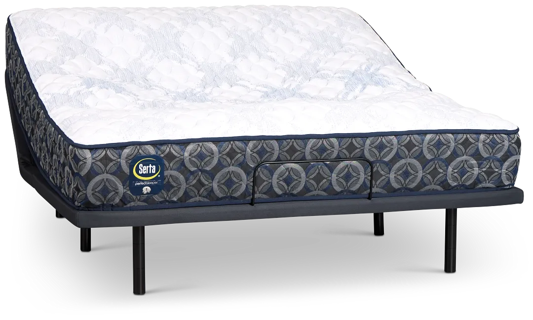 Perfect Sleeper Calming Nights Firm Baselogic Gold Adjustable Base Mattress Set
