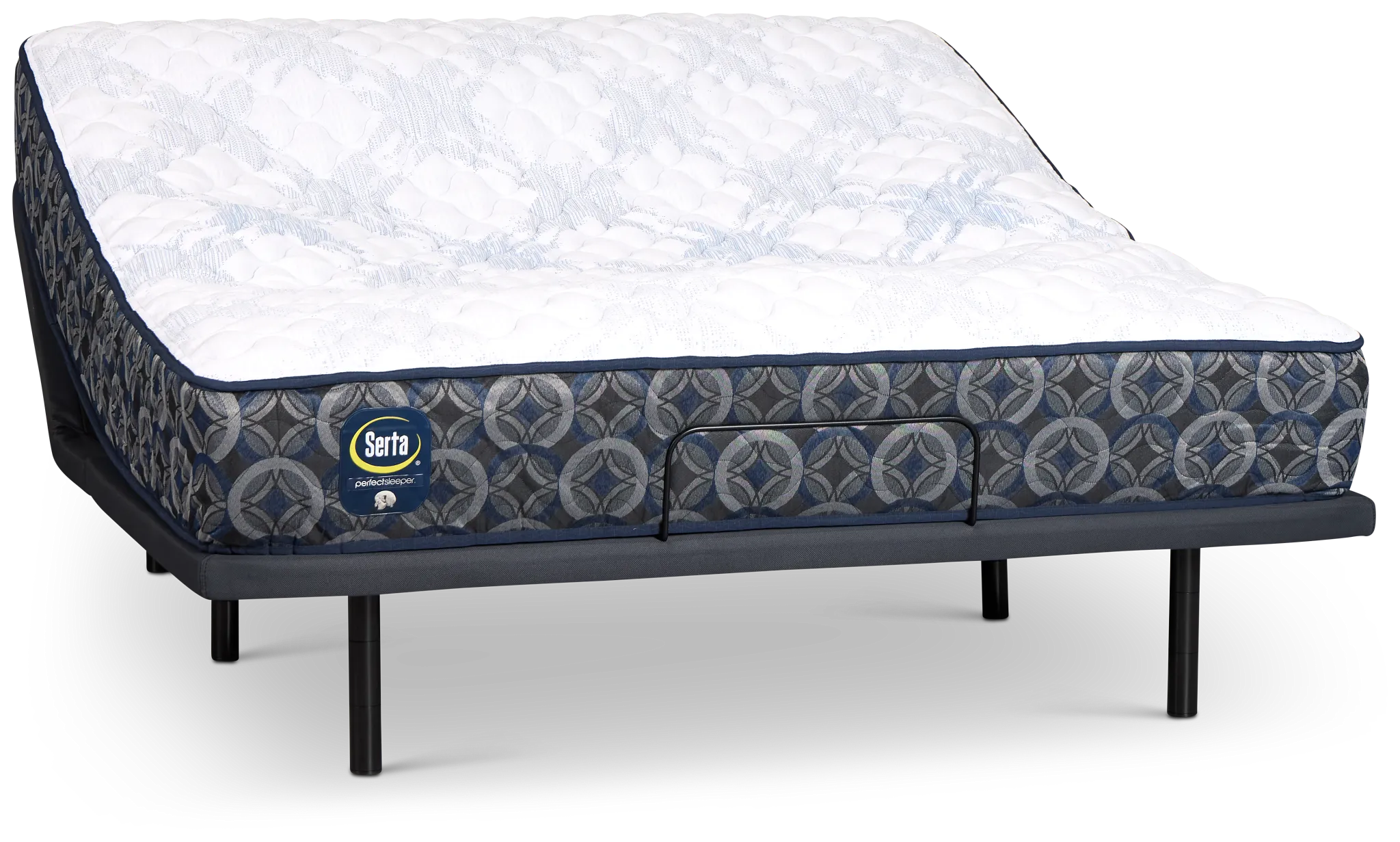 Perfect Sleeper Calming Nights Firm Baselogic Gold Adjustable Base Mattress Set