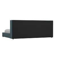 Captiva Elevation Dark Blue 48" Upholstered Shelter Bed