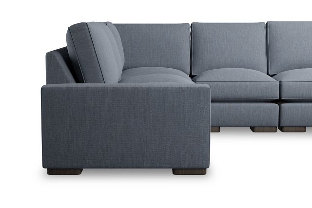 Edgewater Victory Dark Blue Medium Two-arm Sectional