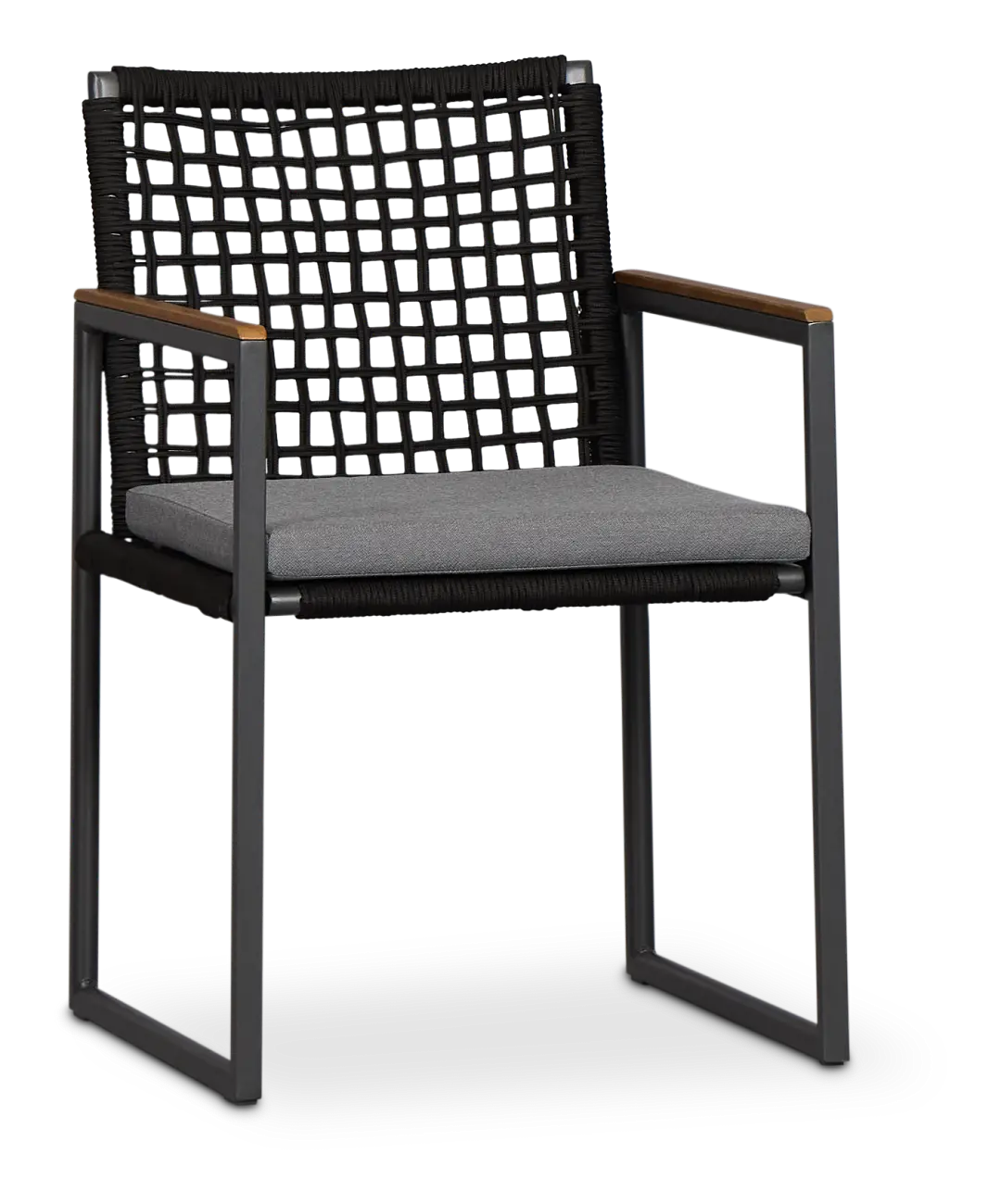 Sunrise Dark Gray Teak Arm Chair Sunrise Dark Gray Teak Arm Chair