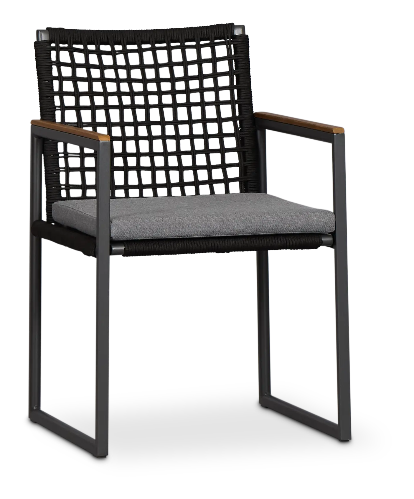 Sunrise Dark Gray Teak Arm Chair Sunrise Dark Gray Teak Arm Chair